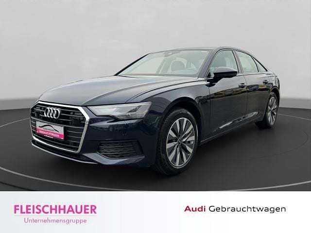 Blau Gebraucht 2021 Audi A6 Basis Limousine | 29.990 € (Superpreis) - Bild 1/4
