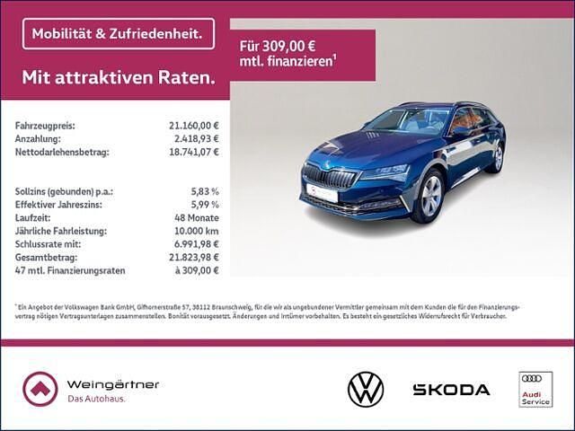 Andere farbe Gebraucht 2021 Skoda Superb Ambition Kombi | 21.161 € (Fairer Preis) - Bild 1/2