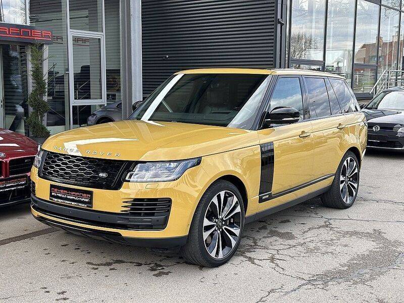 Gelb Gebraucht 2021 Land Rover Range Rover S SUV | 64.990 € (Fairer Preis) - Bild 1/4