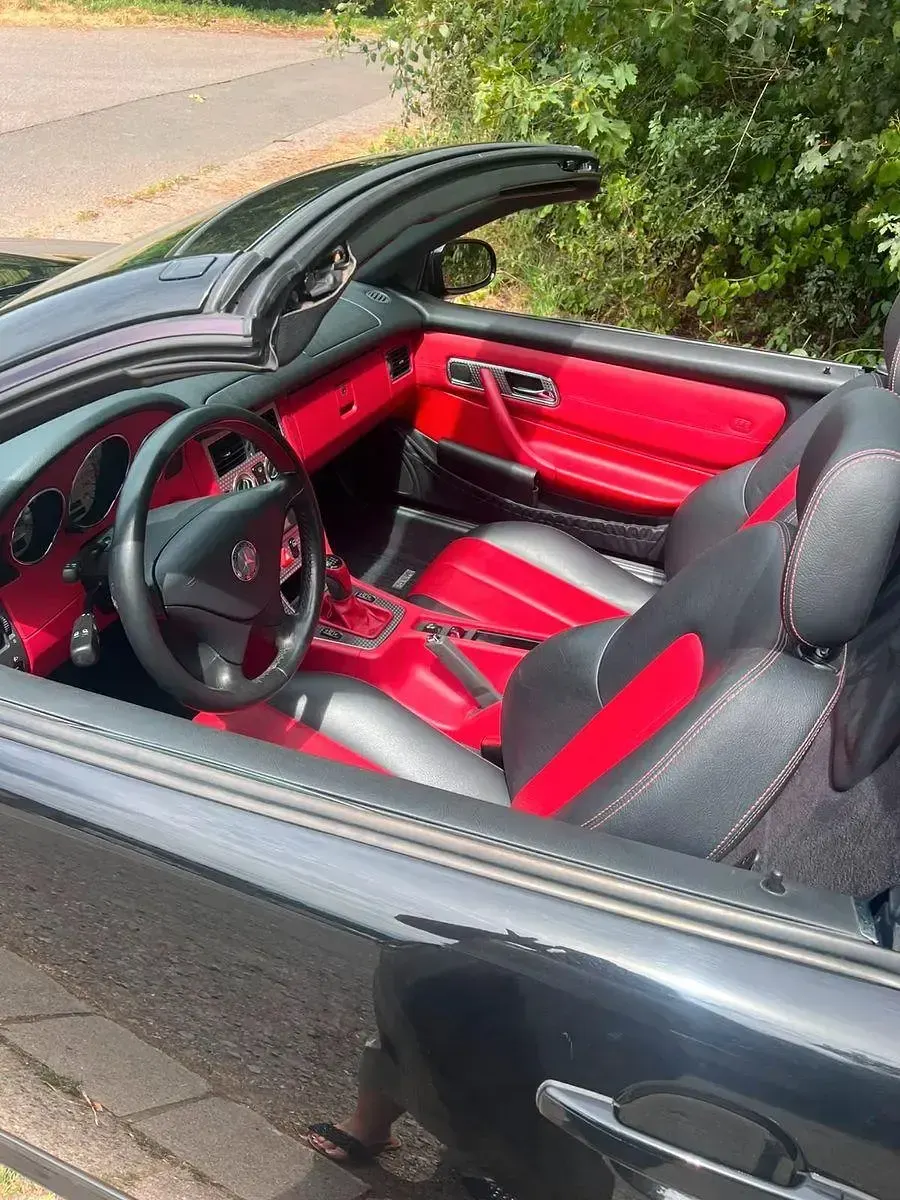 Gebraucht Mercedes SLK200 163 PS (119 kW) 2001 Schwarz Cabrio