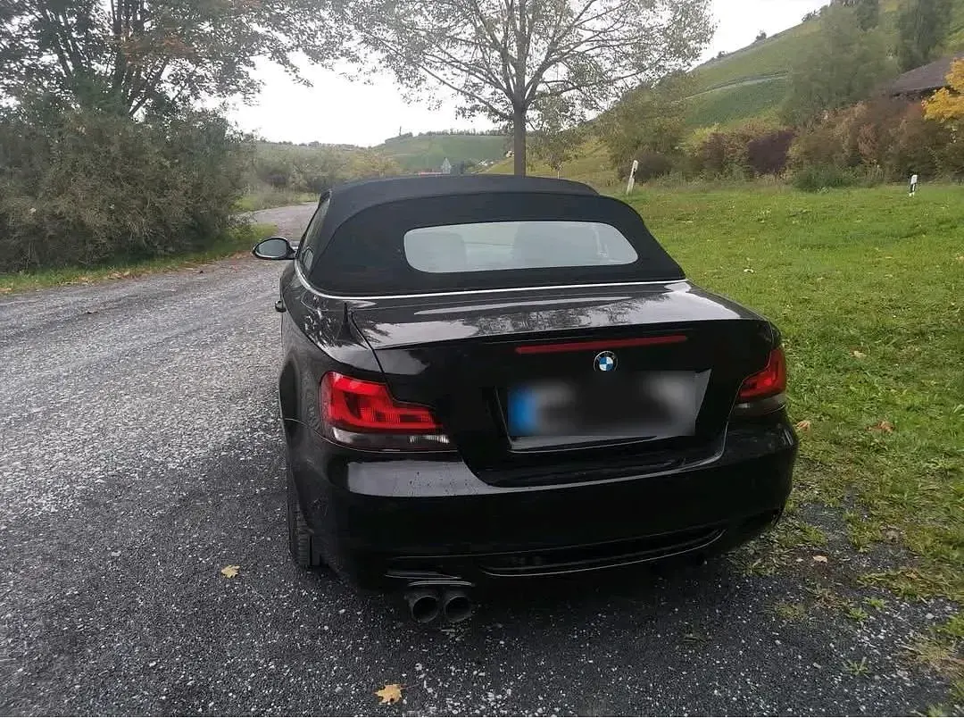 Gebraucht BMW 125 Cabriolet Performance 218 PS (160 kW) 2009 Schwarz Cabrio