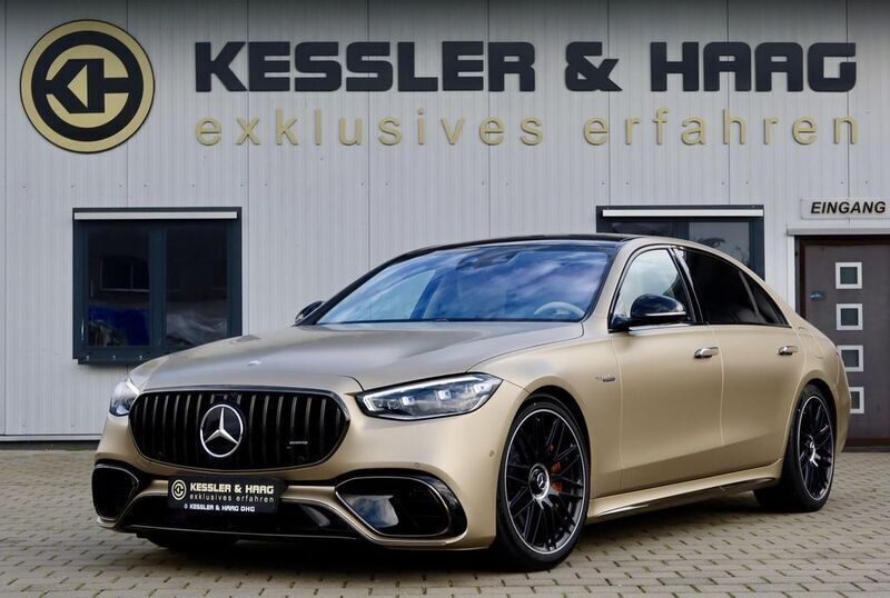 Gold Neu 2024 Mercedes S63 AMG AMG Limousine | 232.050 € (Guter Preis) - Bild 1/4