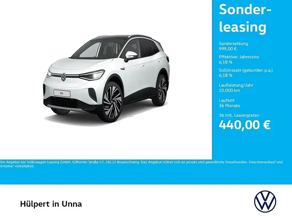 Brugt VW ID.4 Pro Performance 219 kW (299 HK) 2022 Hvid SUV