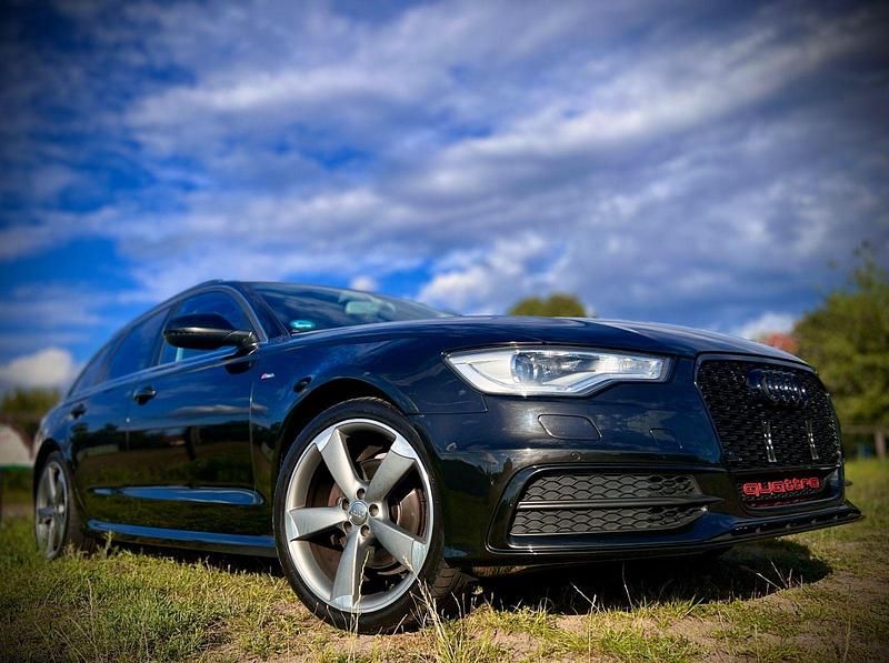 Schwarz Gebraucht 2014 Audi A6 S-Line Kombi | 9.990 € (Fairer Preis) - Bild 1/4