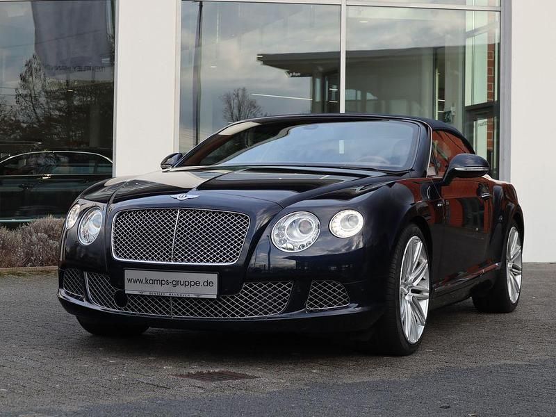 Blau Gebraucht 2013 Bentley Continental GT Convertible Cabrio | 99.625 € (Fairer Preis) - Bild 1/4