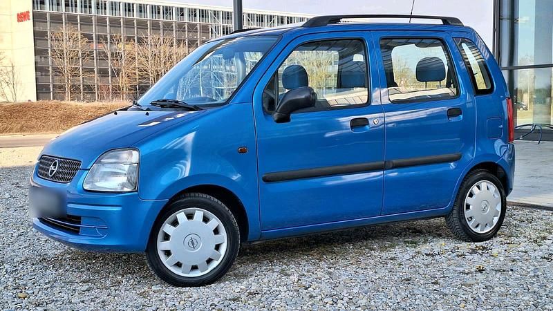 Gebraucht Opel Agila 75 PS (55 kW) 2001 Blau Van / Kleinbus