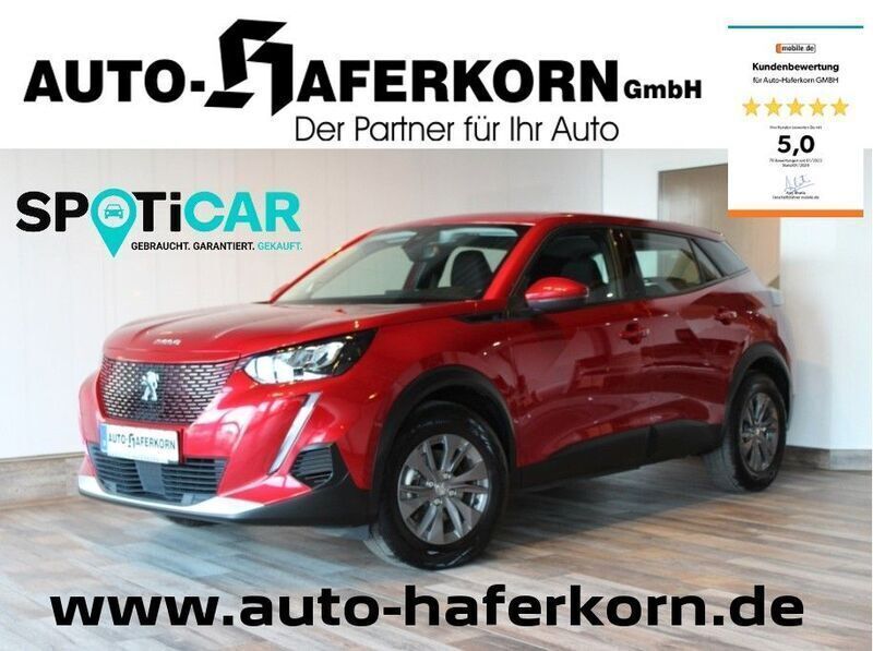 Rot Gebraucht 2020 Peugeot e-2008 Active SUV | 14.899 € (Superpreis) - Bild 1/4