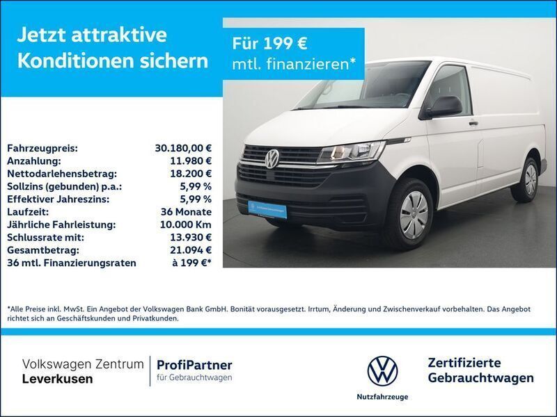 Weiß Gebraucht 2023 VW T6.1 Van | 30.180 € (Superpreis) - Bild 1/3