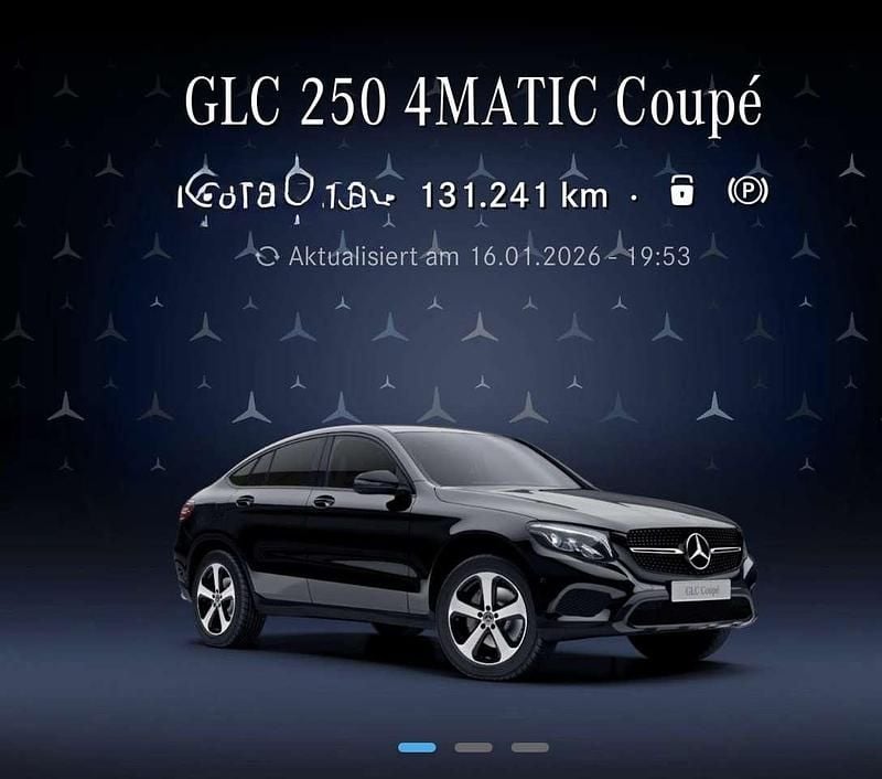Schwarz Gebraucht 2019 Mercedes GLC250 Coupé | 24.850 € (Superpreis) - Bild 1/4