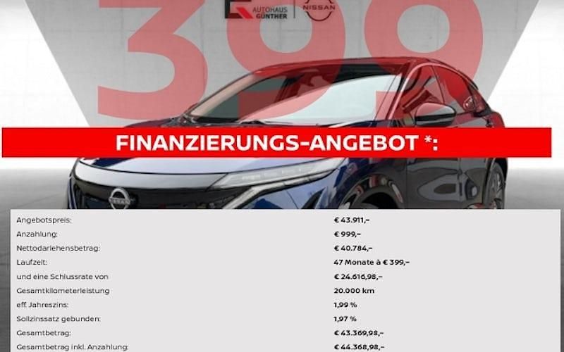 Gebraucht Nissan Ariya Evolve 177 kW (242 PS) 2025 Blau SUV