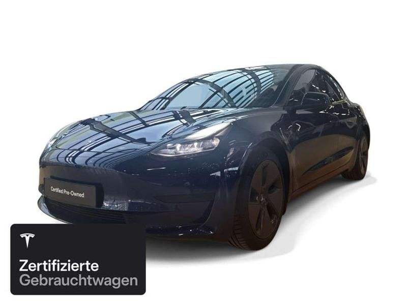 Deep blue metallic Gebraucht 2021 Tesla Model 3 RWD Limousine | 23.600 € (Guter Preis) - Bild 1/4