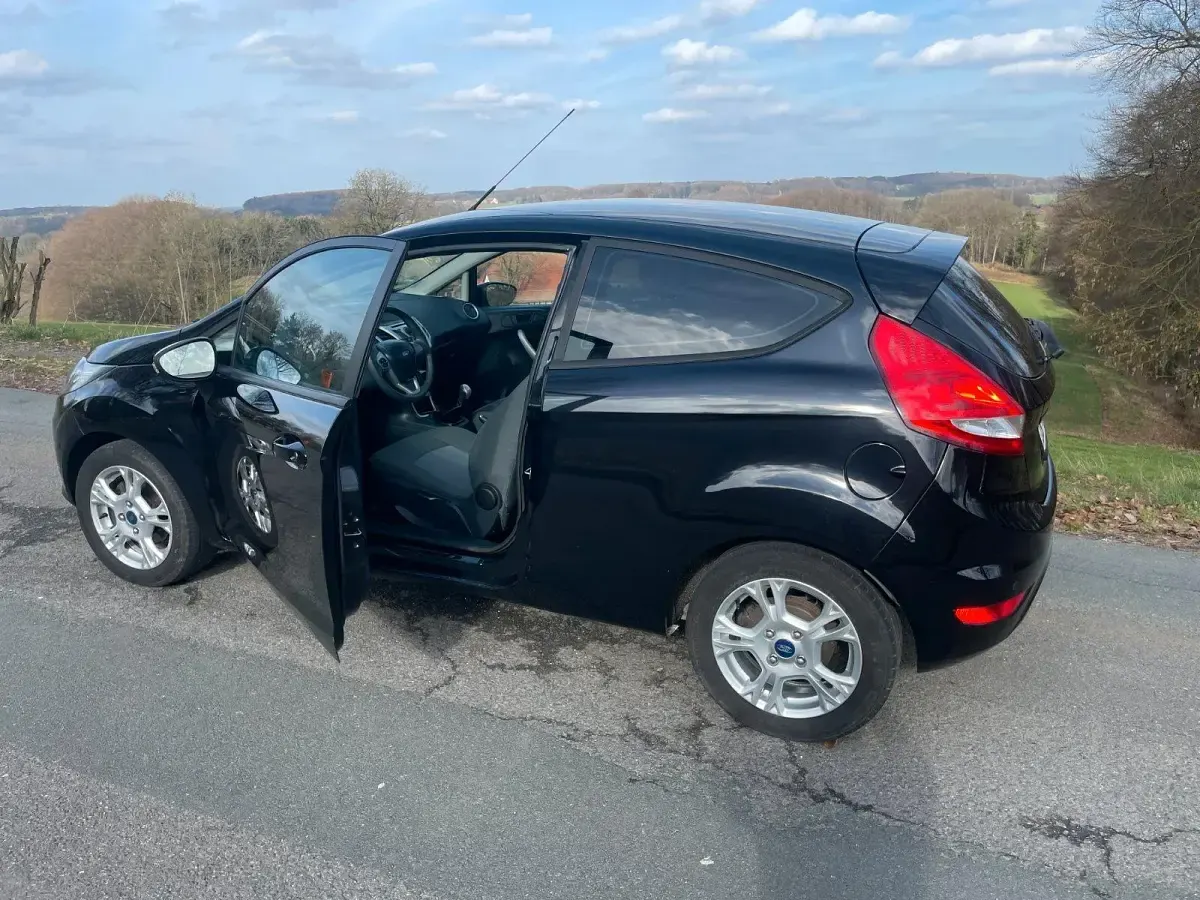 Gebraucht Ford Fiesta Trend 59 PS (43 kW) 2012 Schwarz Kleinwagen