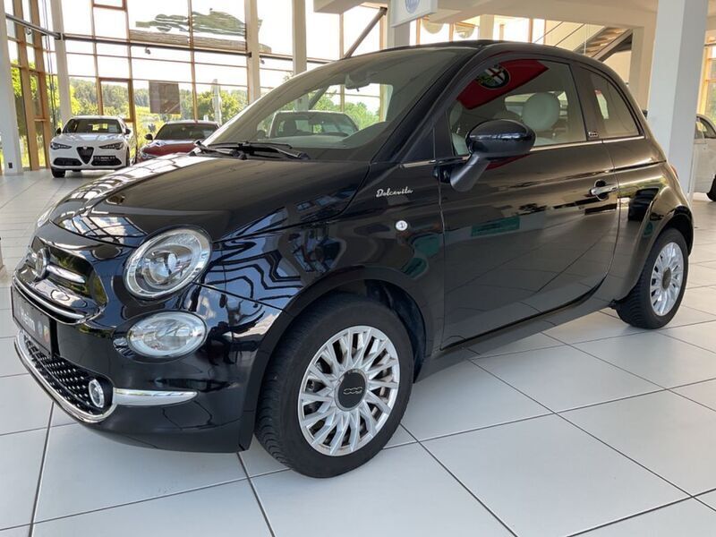 Schwarz Gebraucht 2022 Fiat 500C Dolcevita Cabrio | 15.100 € (Fairer Preis) - Bild 1/4