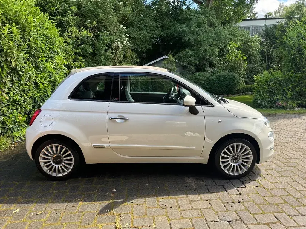 Gebraucht Fiat 500C Lounge 69 PS (50 kW) 2017 Weiß Cabrio
