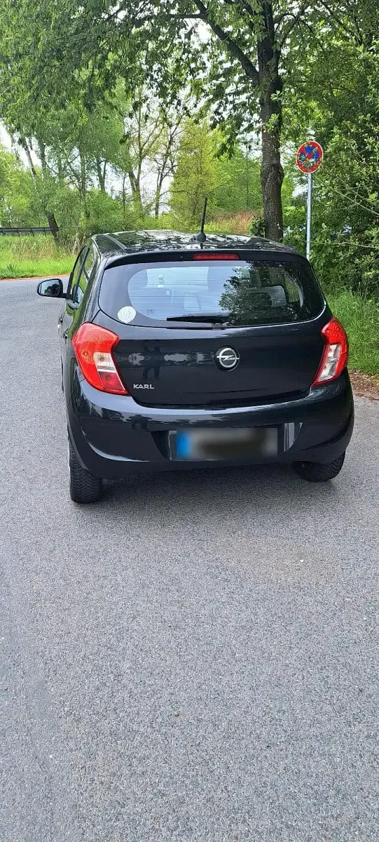 Używany Opel Karl 75 KM (55 kW) 2016 Czarny Hatchback