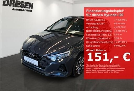 Gebraucht Hyundai i20 N Line 100 PS (73 kW) 2021 Grau Limousine
