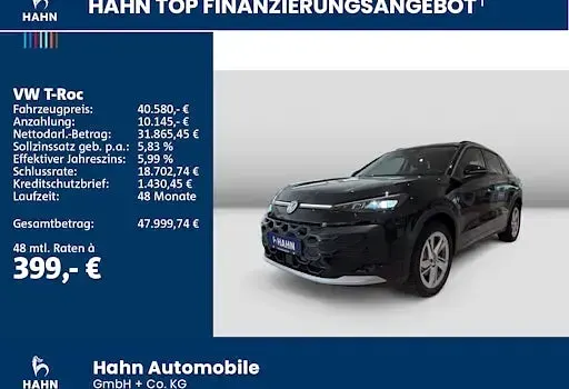 Neu VW T-Roc Style 150 PS (110 kW) 2026 Schwarz SUV