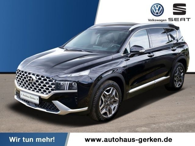 Phantom black Gebraucht 2021 Hyundai Santa Fe Prime SUV | 45.490 € - Bild 1/4