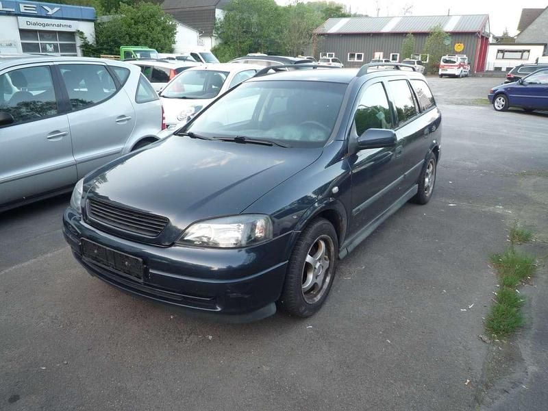 Blau Gebraucht 2002 Opel Astra Elegance Kombi | 450 € (Superpreis) - Bild 1/4