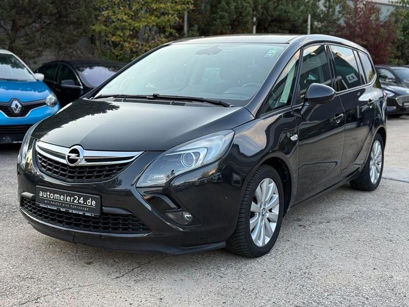 Schwarz Gebraucht 2016 Opel Zafira Tourer Edition Van / Kleinbus | 9.490 € (Fairer Preis) - Bild 1/4
