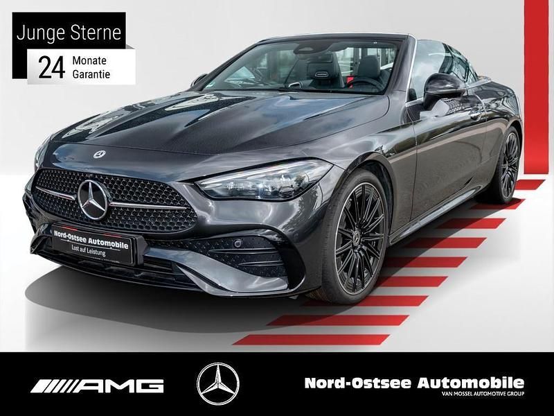 Metalliclack graphitgrau Gebraucht 2024 Mercedes CLE200 AMG Cabrio | 58.990 € - Bild 1/4