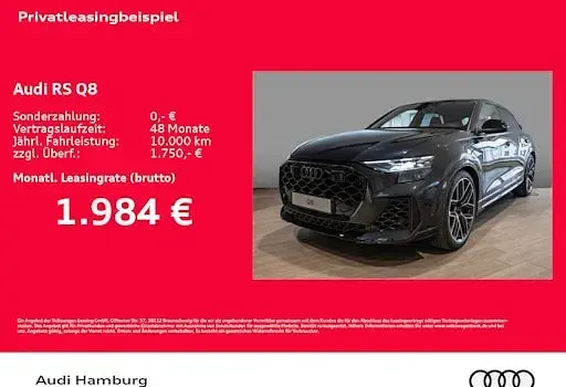 Neu Audi Q8 Ambiente 600 PS (441 kW) 2026 Blau SUV