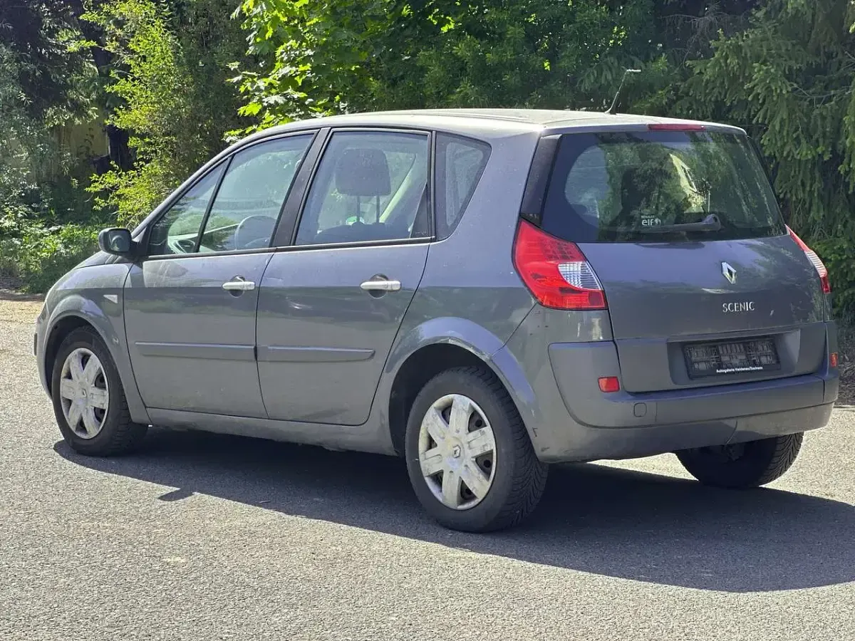 Gebraucht Renault Scénic II Exception 131 PS (96 kW) 2008 Stahlgrau Van / Kleinbus
