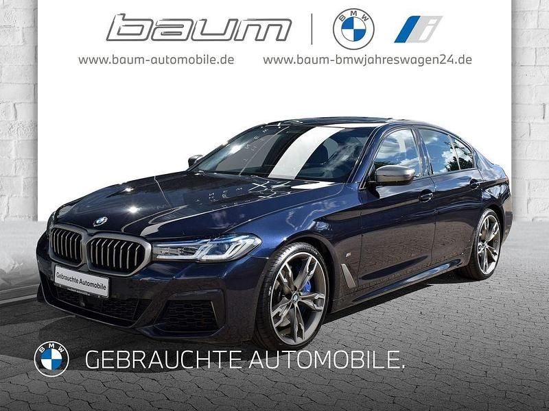 M carbonschwarz Gebraucht 2022 BMW M550 Performance Limousine | 50.990 € (Fairer Preis) - Bild 1/4