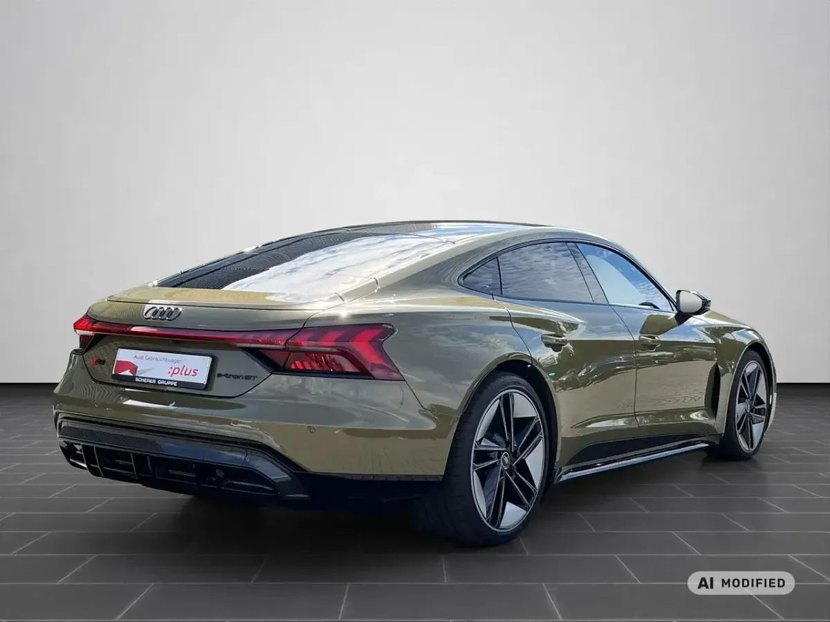 Gebraucht Audi RS e-tron GT Ambiente 439 kW (598 PS) 2021 Taktikgrün metallic (metallic) Limousine