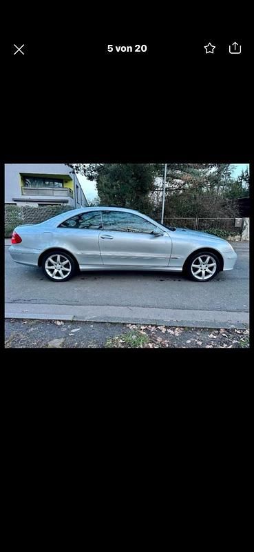 Gebraucht Mercedes CLK280 231 PS (169 kW) 2007 Silber Coupé