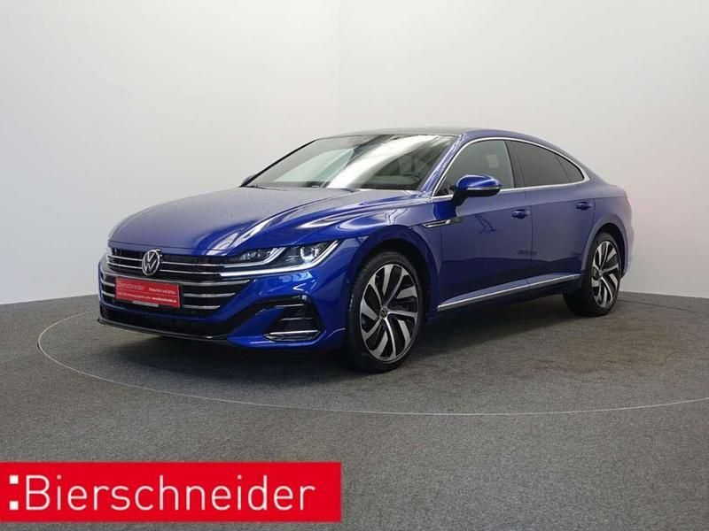 Blau Gebraucht 2021 VW Arteon R-line Limousine | 32.450 € (Fairer Preis) - Bild 1/3