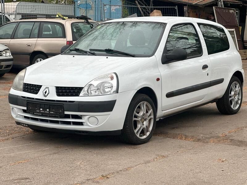 Weiß Gebraucht 2009 Renault Clio II Kleinwagen | 1.100 € (Superpreis) - Bild 1/4