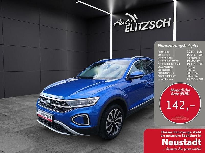 Blau Gebraucht 2023 VW T-Roc Style SUV | 27.390 € (Fairer Preis) - Bild 1/4