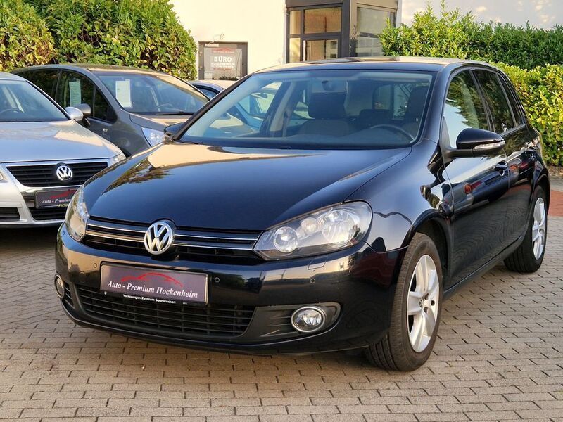 Schwarz Gebraucht 2009 VW Golf VI Comfortline Limousine | 6.350 € (Fairer Preis) - Bild 1/4