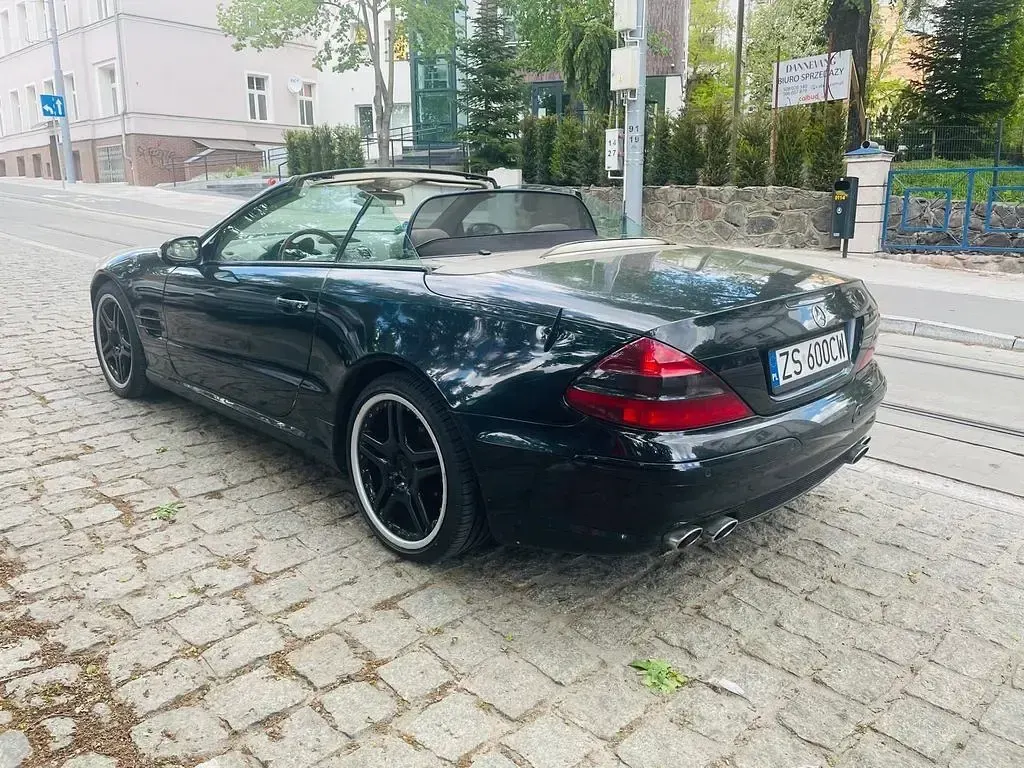Używany Mercedes SL500 306 KM (225 kW) 2002 Czarny Kabriolet