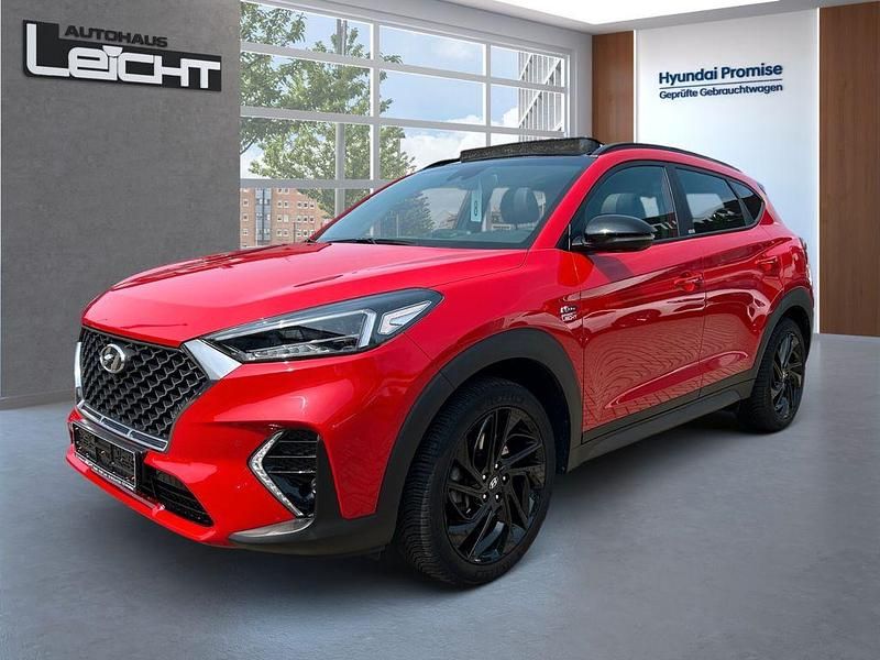 Rot Gebraucht 2020 Hyundai Tucson N Line SUV | 27.890 € (Fairer Preis) - Bild 1/4