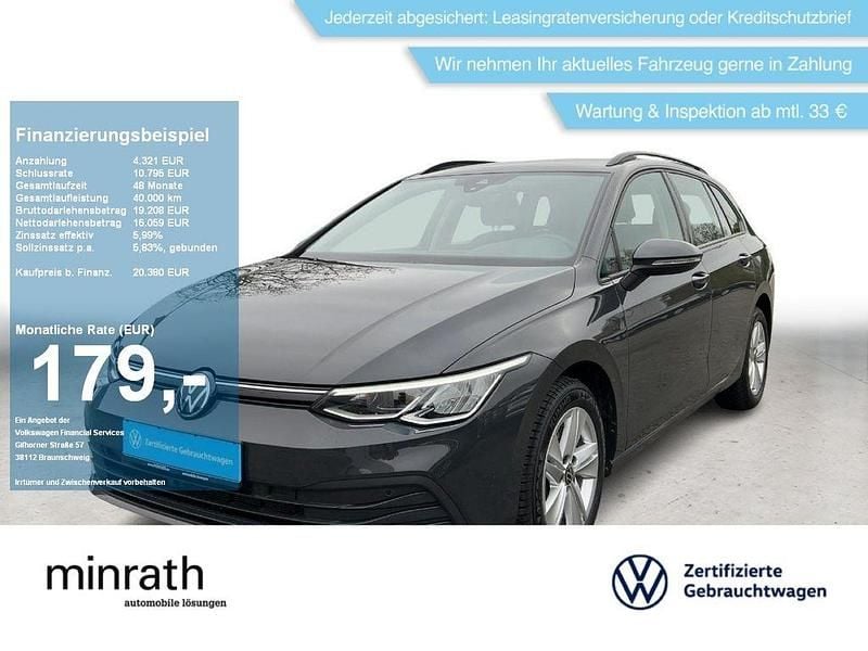 Grau Gebraucht 2022 VW Golf VIII Life Kombi | 20.130 € (Superpreis) - Bild 1/4