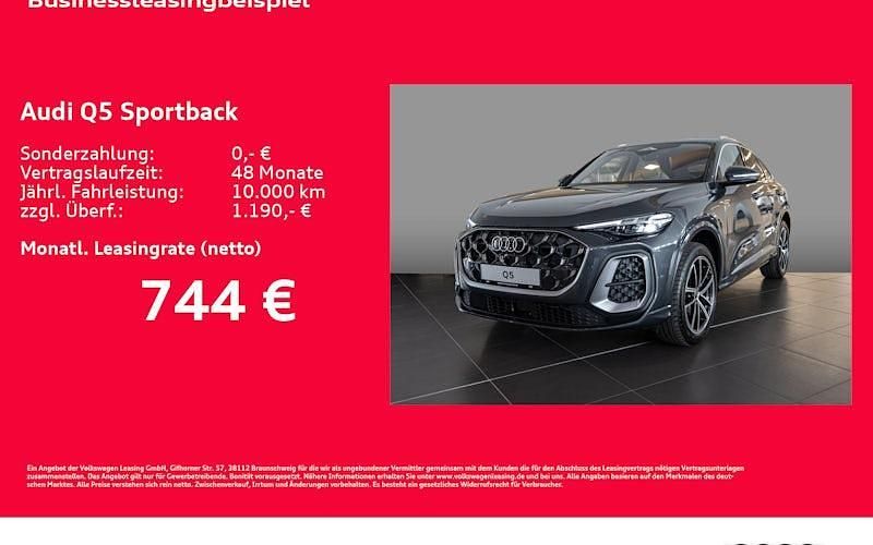 Grau Neu 2025 Audi Q5 Sportback Ambiente SUV | 70.095 € (Fairer Preis) - Bild 1/4