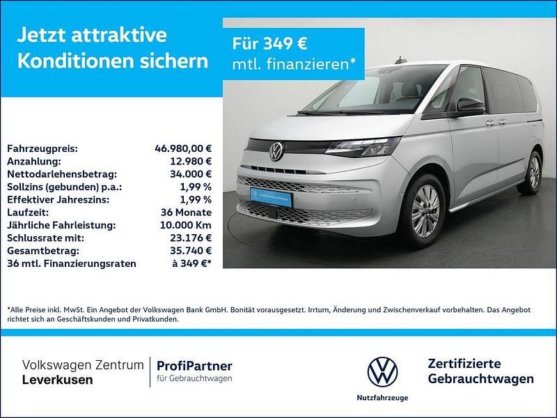 Gebraucht VW Multivan Basis 150 PS (110 kW) 2024 Reflexsilber Van