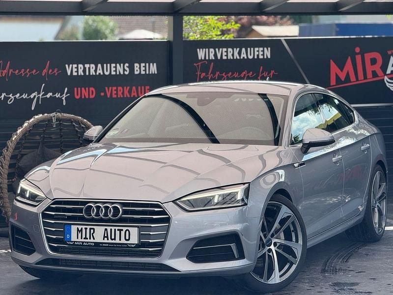 Silber Gebraucht 2017 Audi A5 Sportback Sport Kleinwagen | 30.900 € - Bild 1/4