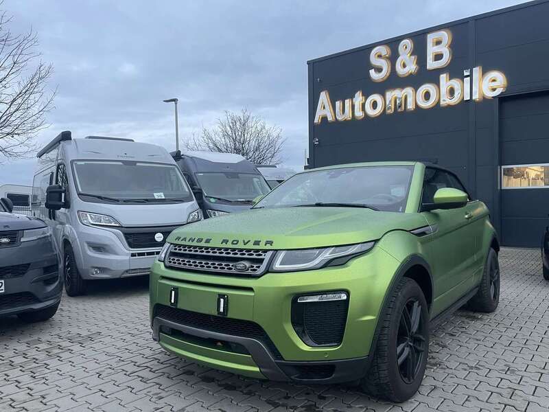Grün Gebraucht 2018 Land Rover Range Rover evoque SE Dynamic Cabrio | 35.000 € (Etwas zu teuer) - Bild 1/4