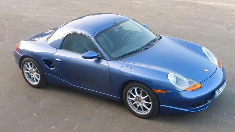 Gebraucht Porsche Boxster 204 PS (150 kW) 1998 Blau Cabrio