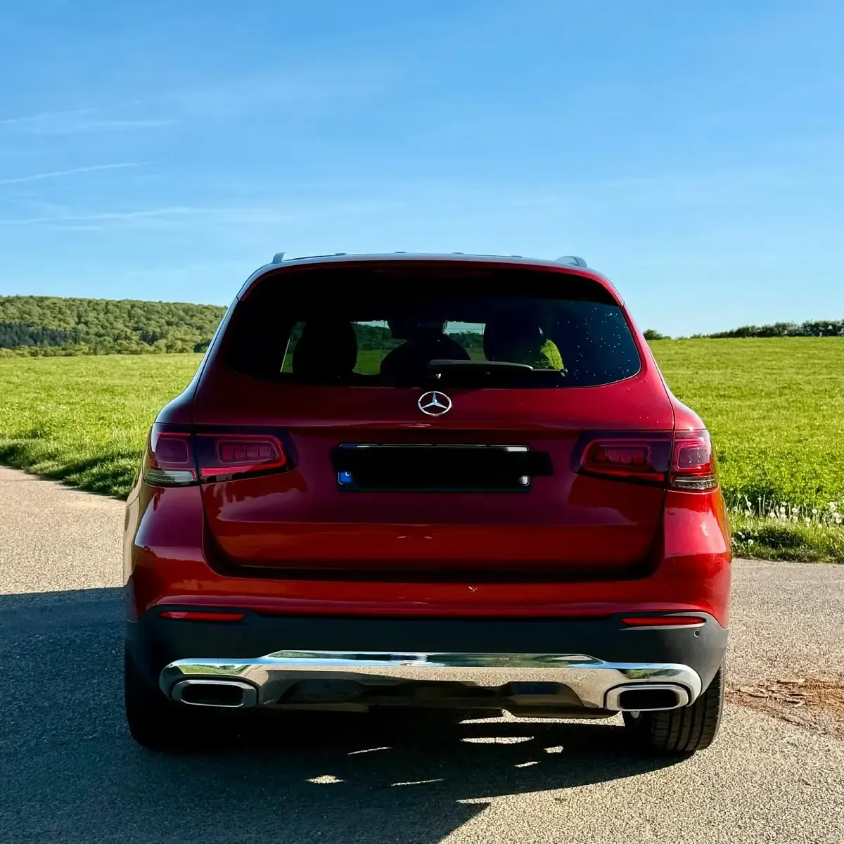 Gebraucht Mercedes GLC220 194 PS (142 kW) 2019 Rot SUV