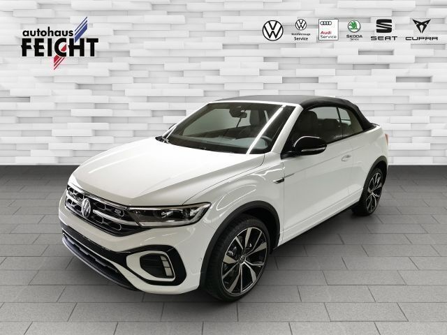 Pure white Neu 2025 VW T-Roc Cabriolet R-line Cabrio | 42.940 € (Guter Preis) - Bild 1/4