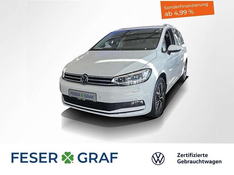 Pure white Neu 2025 VW Touran Highline Van / Kleinbus | 39.820 € - Bild 1/2