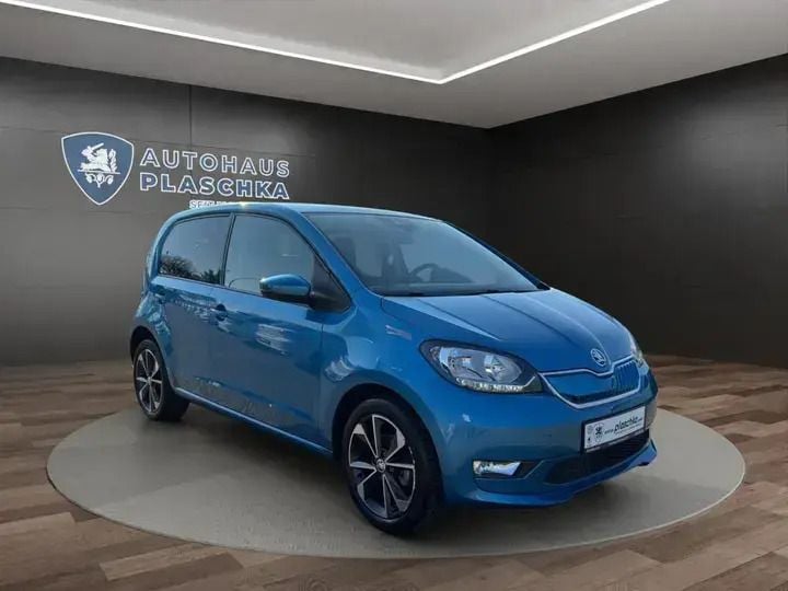Gebraucht Skoda Citigo-e IV Style 61 kW (83 PS) 2020 Crystal blau Kleinwagen