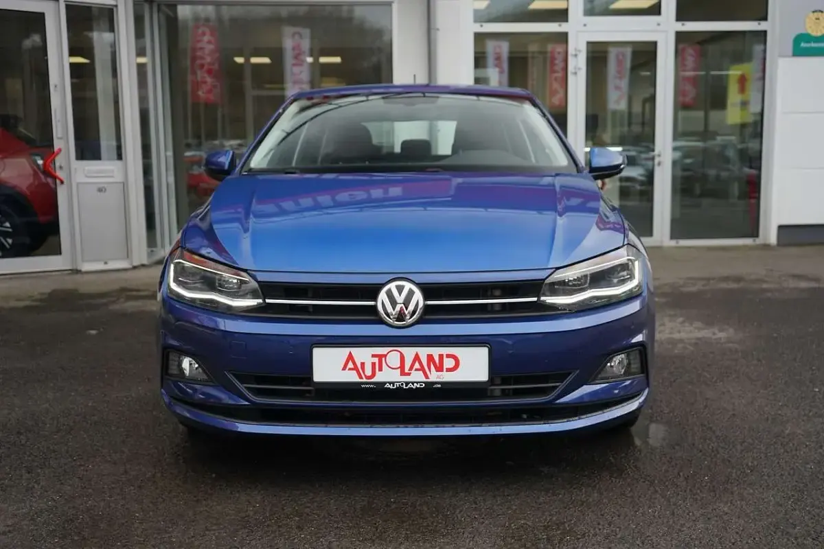 Gebraucht VW Polo Comfortline 116 PS (85 kW) 2019 Blau Kleinwagen