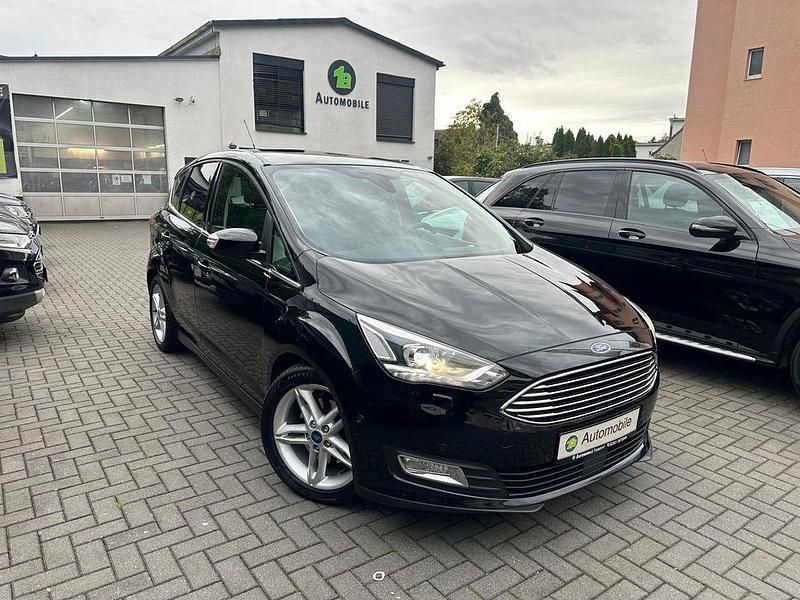 Schwarz Gebraucht 2017 Ford C-MAX Titanium Van / Kleinbus | 12.499 € (Fairer Preis) - Bild 1/4