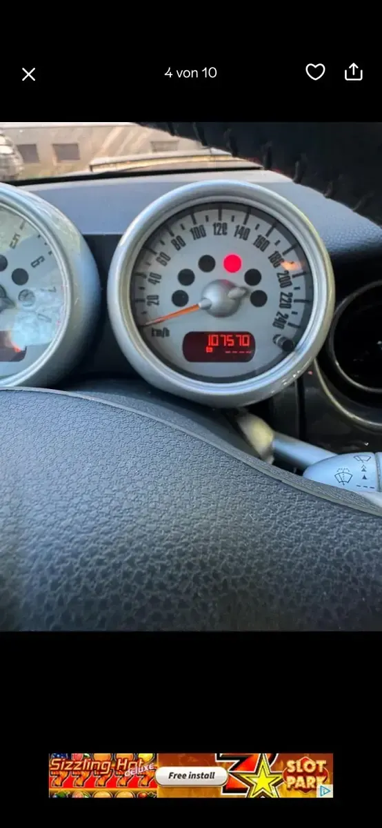 Begagnad Mini Cooper 90 HK (66 kW) 2004 Blå Halvkombi