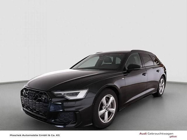 Mythosschwarz metallic Gebraucht 2025 Audi A6 Design Kombi | 54.500 € (Superpreis) - Bild 1/4
